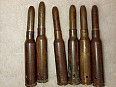 znehodnocené naboje z italske pušky carcano