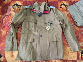 Luftwaffe Poľná uniforma Afrika Korps Hans Joachim Marseille