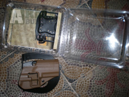 Blackhawk holster H K USP Beretta 92 Páskový holster Klip na opasek