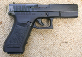 Replika Glock 9mm, barva černá. Nový.