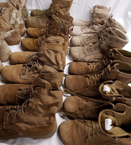 Taktické boty US ARMY - TAN, desert - bojové kanady, boty