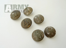 Originál knoflíky na nárameníky s čísly Wehrmacht WH uniforma