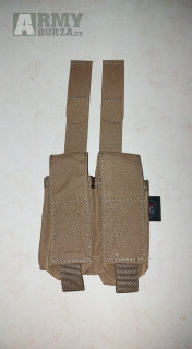 Custom gear double 9mm pouch coyote brown laser cut