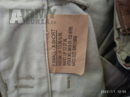U.S. kalhoty 6D velikost XS/XS