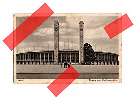 Pohlednice Olympiáda 1936 Berlín stadion Německo