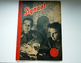 Německý časopis Signal v holandštině rok 1941 tanky, Afrikakorps, Josef Tiso