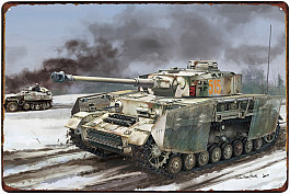 plechová cedule - Panzer IV