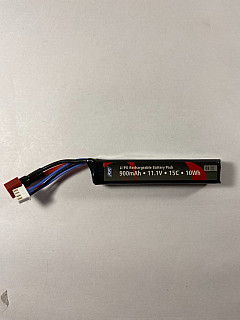 Baterie ASG 11,1V / 900mAh 15C Li-Pol jednodílná - krátká