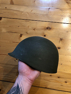 Plastová helma OLIVE + potahy woodland a bundeswehr