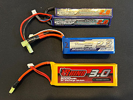 Li-Pol baterie 7,4 V a 11,1 V, cena za kus