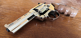 Flobert revolver ALFA 641 chrom/dřevo cal. 6mm