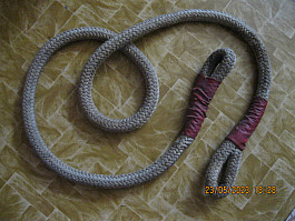 Staré velmi silné tažné lano - snad Praga V3s