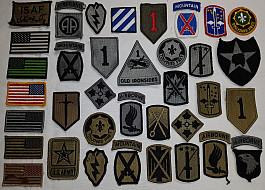 US Army nášivky, odznaky, medaile