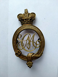 Velká Británie čepicový odznak 19. stol.