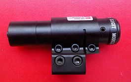 Červený laser na zbraně, na dražky 11 a 22mm 