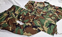 US Army BDU Woodland + DCU 3Desert uniformy - NOVÉ a TOP