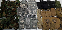 US Army MOLLE II sumky, pouzdra, výstroj