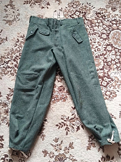 Seskokové kalhoty M40 pro jednotky Fallschirmjäger