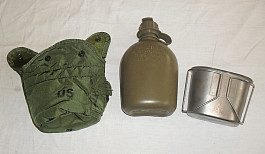US Army olive LC-1 polní láhev 1QT + obal, čutora