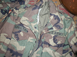 US ARMY WDL woodland US M65 kalhoty blůza