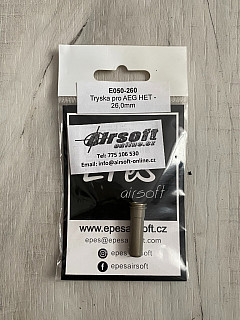 Tryska pro AEG (délka 26,0mm) s dvěma O-kroužky - EPeS 