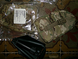 US originál skládací lopatka MC obal multicam US Army