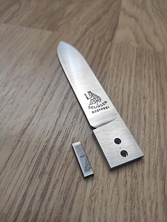 Čepel na gravitační nůž