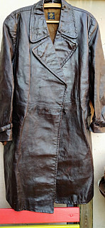 Kožený kabá lmt podoba wh SS gestapo a pod. Na KVH 