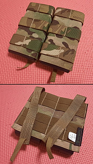 TacticalPro Samosvorná sumka FAST na 2 zásobníky AR 15