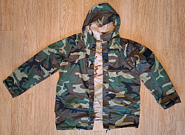 US Gore-Tex reversible jacket, woodland/3D, L
