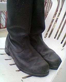 Vojenské boty čsla pulitry celokožené z roku 53 nové nenošené č 11