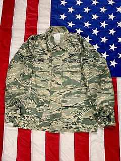 USAF Košile/ Blůza Tiger Stripe ripstop originál - zánovní Vel. 36S