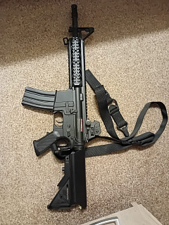 Airsoftová zbraň M4 CQB Sportline (CM.517) - černá