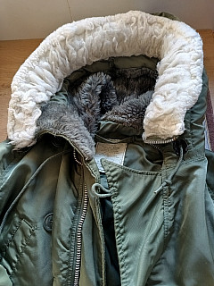 N3B parka Aljaška Alpha Industries Medium