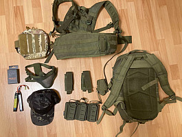 Zimní úklid skříně - zbytky - přebytky výbavy - AIRSOFT