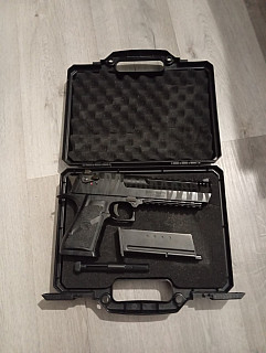 Airsoftová pistole Desert Eagle L6 Tiger - černá, kov