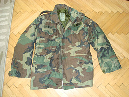 US parka M 65 woodland s vložkou S/R