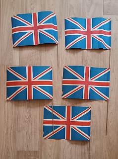 Britské vlaječky 1945 5ks
