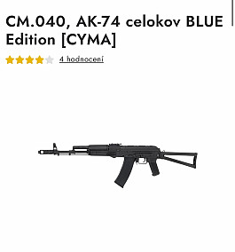 Upgrade AK47 nové.