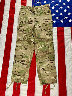 US Kalhoty ACU Multicam žáruvzdorné originál - zánovní. Medium long