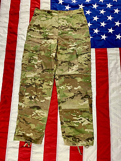 US Kalhoty ACU Multicam Ripstop originál - použité Medium Regular