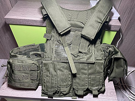 Taktická vojenská vesta US Navy Seals LBT 6094 - Olivová