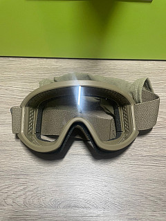 Taktické brýle Land Ops s balistickou odolností, TAN - čiré, tmavé