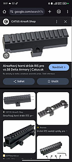 Koupím vz.58 dust cover s RIS lištou