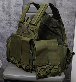 Nosič plátů - olive (Airsoft)