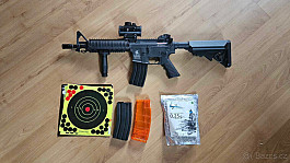 Airsoftová zbraň M4 CQBR Sportline (Gen.2) + vybavení, set3