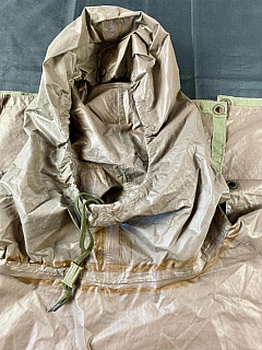 BW vojenské pončo originál zelené - použité