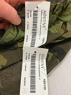 Komplet vz 95 maskáče letní