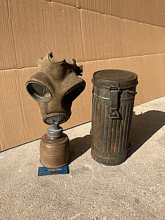 Německá plynová maska z 2. světové války