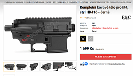 HK416 Tělo/Reciever E&C